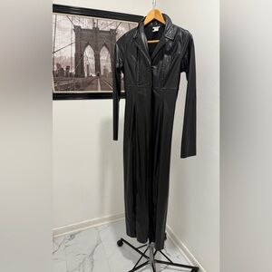 Charlotte Russe Black Long Jacket